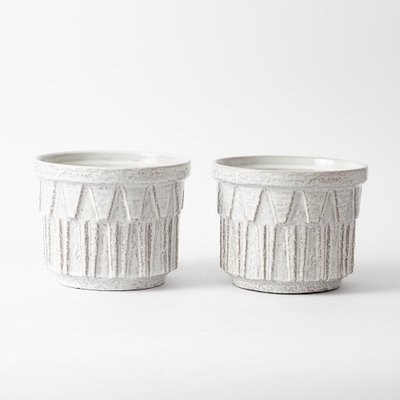 Modernist Alpha Planters from Ceramano, 1960s, Set of 2-IXK-1133805