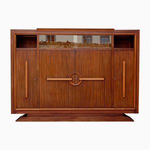 Modernist Art Deco Bookcase / Cabinet attributed to Auguste Vallin, France, 1930s-XNH-1804637