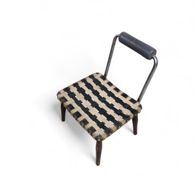 Modernist Avantgarde Tubular Steel Easy Chair, 1940s-TLV-2042212