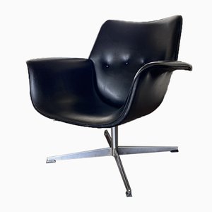 Modernist Black Lounge Chair, 1960s-DE-908934