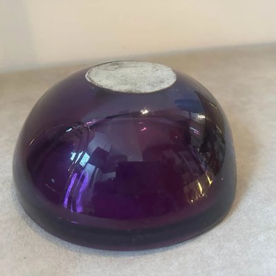 Modernist Blue and Purple Murano Glass Bowl from Seguso, 1970s-NMK-1785871