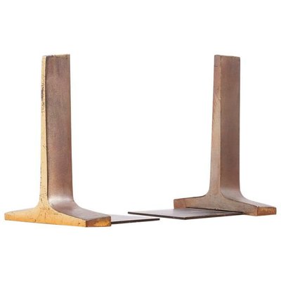 Modernist Bronze Bookends by Ben Seibel, USA, 1950s, Set of 2-SFD-768497