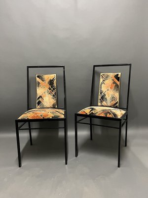 Modernist Chairs attributed to Maison Jansen, 1970s, Set of 2-EK-1811816