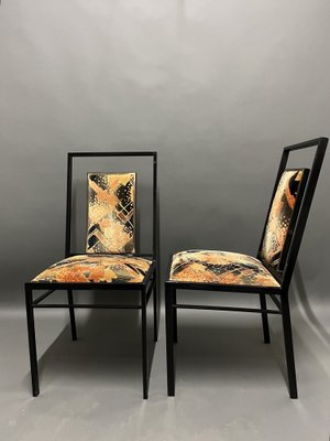 Modernist Chairs attributed to Maison Jansen, 1970s, Set of 2-EK-1811816