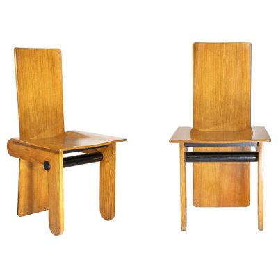 Modernist Chairs by Carlo Scarpa for Gavina, Italy, 1974, Set of 2-ZCI-2030010