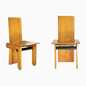 Modernist Chairs by Carlo Scarpa for Gavina, Italy, 1974, Set of 2-ZCI-2030010