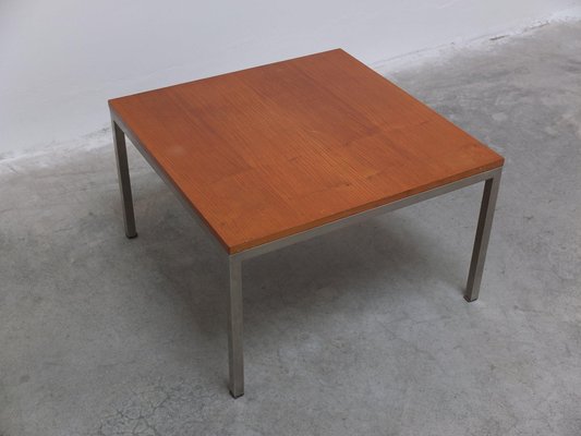 Modernist Cherry Wood & Metal Coffee Table by Jules Mijs, 1959-MHV-1744999