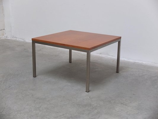 Modernist Cherry Wood & Metal Coffee Table by Jules Mijs, 1959-MHV-1744999