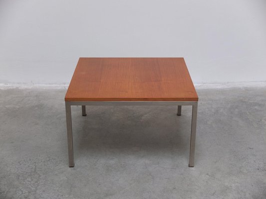 Modernist Cherry Wood & Metal Coffee Table by Jules Mijs, 1959-MHV-1744999