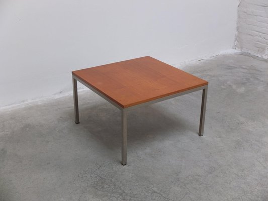 Modernist Cherry Wood & Metal Coffee Table by Jules Mijs, 1959-MHV-1744999