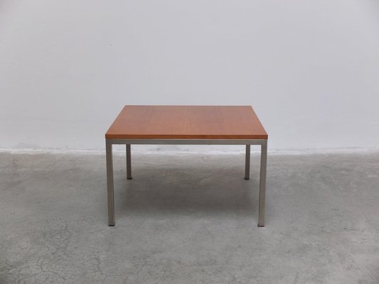 Modernist Cherry Wood & Metal Coffee Table by Jules Mijs, 1959-MHV-1744999