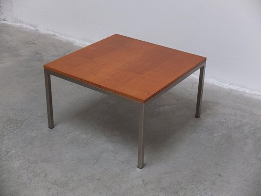 Modernist Cherry Wood & Metal Coffee Table by Jules Mijs, 1959-MHV-1744999