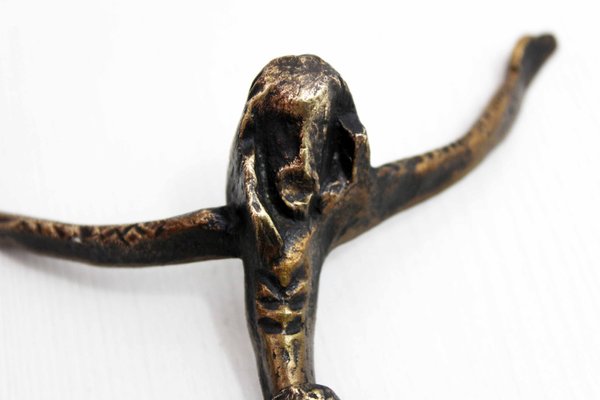 Modernist Christ in Bronze, 1950s-BQF-1444491