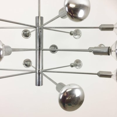 Modernist Chrome Sputnik Chandelier from Cosack, Germany, 1960s-QZ-1053266