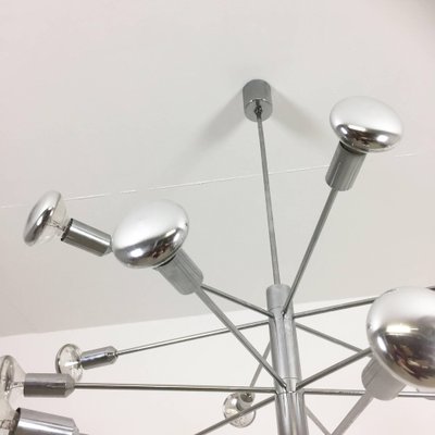 Modernist Chrome Sputnik Chandelier from Cosack, Germany, 1960s-QZ-1053266