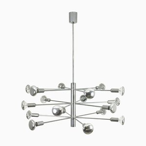 Modernist Chrome Sputnik Chandelier from Cosack, Germany, 1960s-QZ-1053266