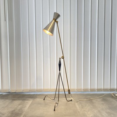 Modernist Counterweight Floor Lamp, Sweden, 1950s-LIV-1787978