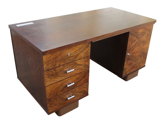 Modernist Desk by Jindrich Halabala for UP Brno, 1930s-BAR-1700608