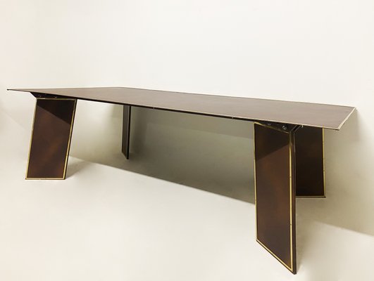 Modernist Dining Table in Corten-WIM-1078510