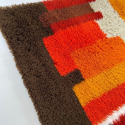 Modernist Dutch High Pile Rugs from Desso, 1970s, Set of 2-QZ-1184037