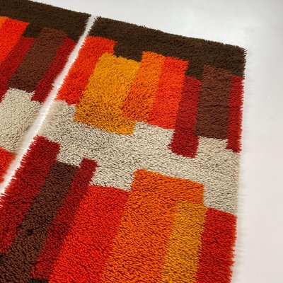 Modernist Dutch High Pile Rugs from Desso, 1970s, Set of 2-QZ-1184037