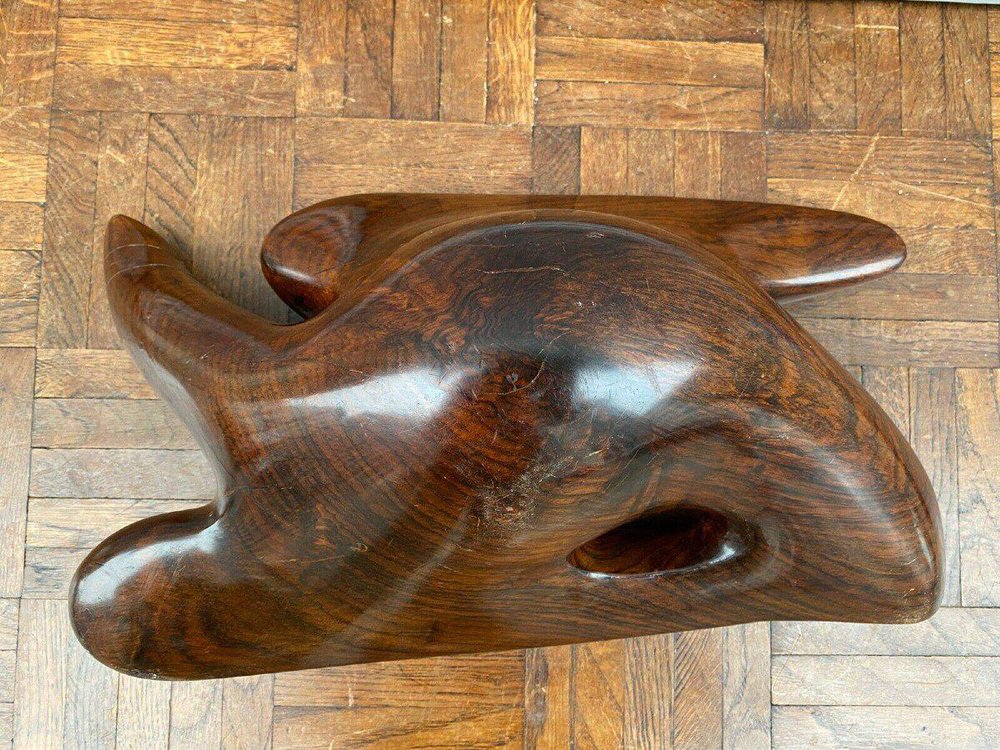 Modernist Free Form Sculpture in Wood, 1960