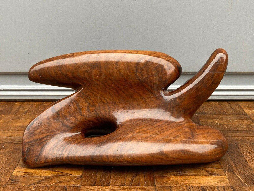 Modernist Free Form Sculpture in Wood, 1960