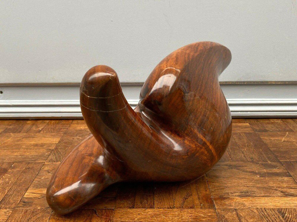 Modernist Free Form Sculpture in Wood, 1960