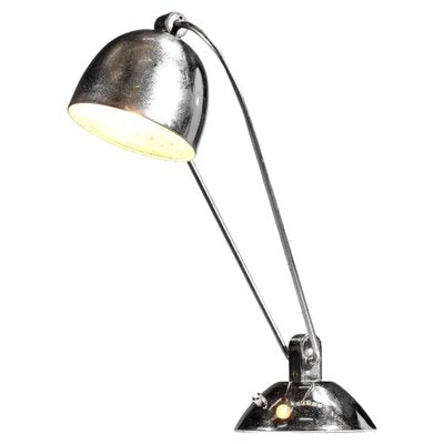 Modernist French Art Deco Chrome F397 Table Lamp, 1950-YU-1073409