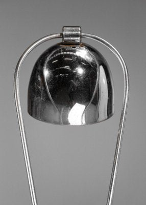 Modernist French Art Deco Chrome F397 Table Lamp, 1950-YU-1073409