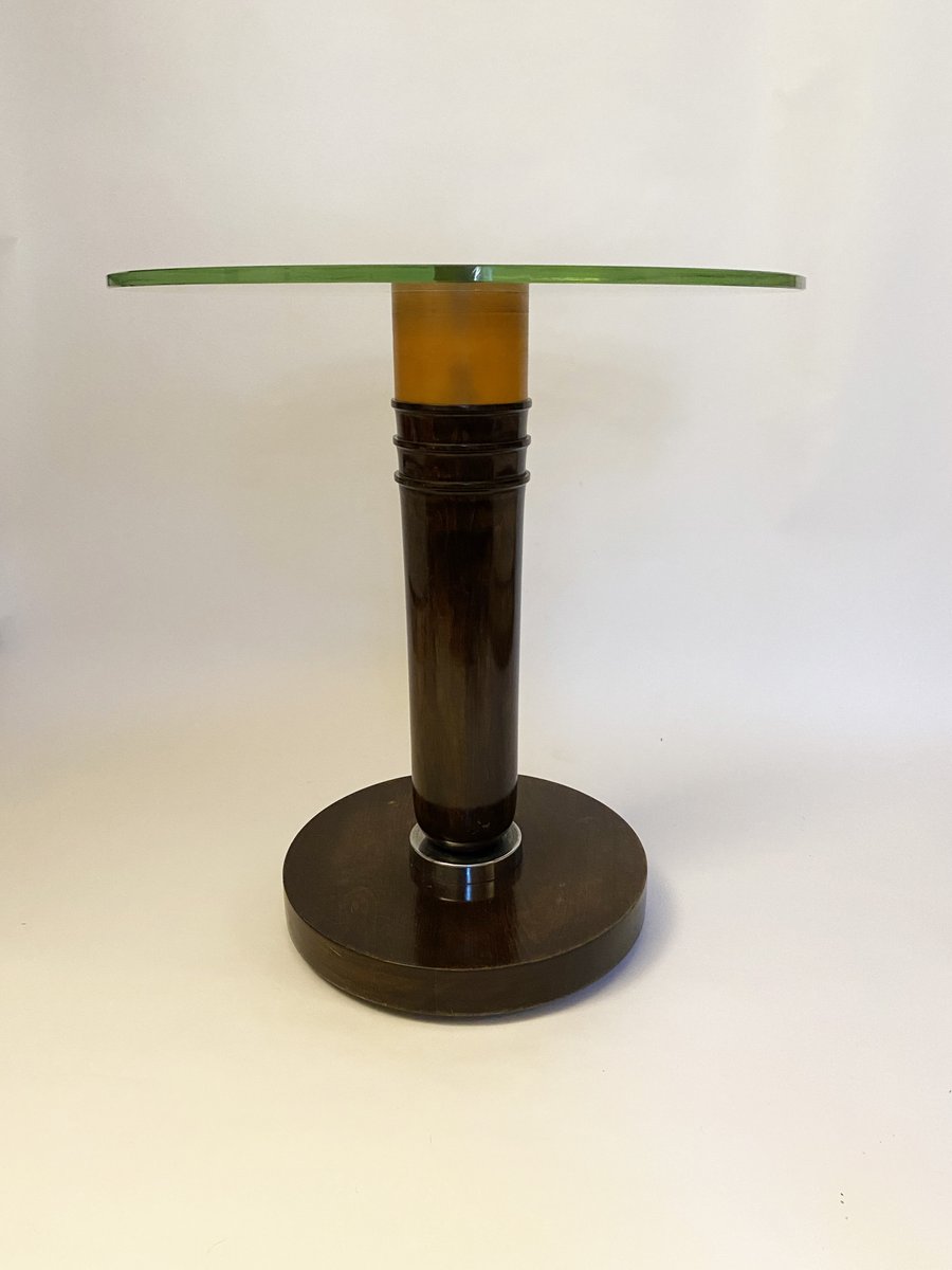 Modernist French Art Deco Side Table in the Style of Djo Bourgeois, 1930s-KWZ-1219766