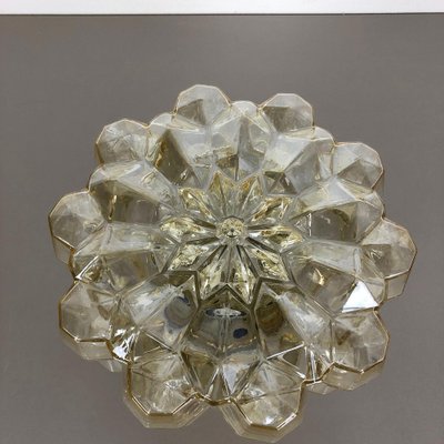 Modernist German Diamond Ceiling Light from Glashütte Limburg, Germany, 1970s-QZ-1053030