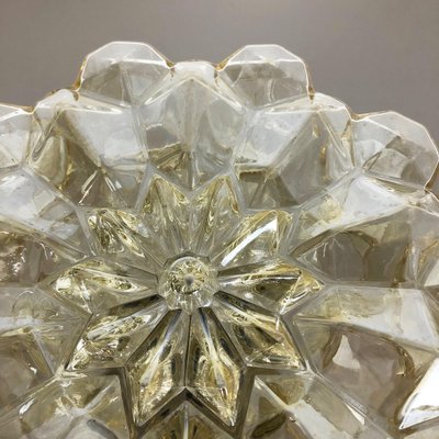 Modernist German Diamond Ceiling Light from Glashütte Limburg, Germany, 1970s-QZ-1053030