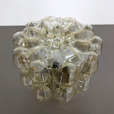 Modernist German Diamond Ceiling Light from Glashütte Limburg, Germany, 1970s-QZ-1053030