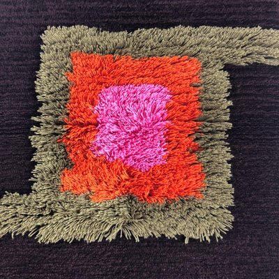 Modernist German Wall Rug by S. Doege for Cromwell Tefzet, Germany, 1970s-QZ-1151868