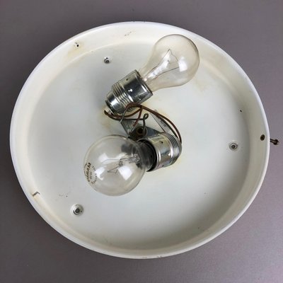 Modernist Glass & Metal Wall Light from Doria Lights, Germany, 1970s-QZ-1134699