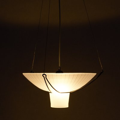 Modernist Glass Pendant Light by Hans Bergström, 1950s-NL-1761715