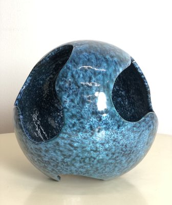 Modernist Italian Ceramic Flower Vase, Italy, 1970s-FQG-1742914