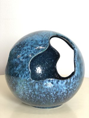 Modernist Italian Ceramic Flower Vase, Italy, 1970s-FQG-1742914