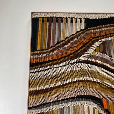 Modernist Macrame Wall Rug by K.H. Kaeppel for Tisca Tapisserie, Germany, 1970s-QZ-1305852