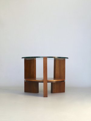 Modernist Maple and Cherry Wood Coffee Table, 1930s.-MB-1071178