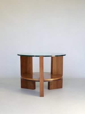 Modernist Maple and Cherry Wood Coffee Table, 1930s.-MB-1071178