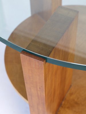 Modernist Maple and Cherry Wood Coffee Table, 1930s.-MB-1071178