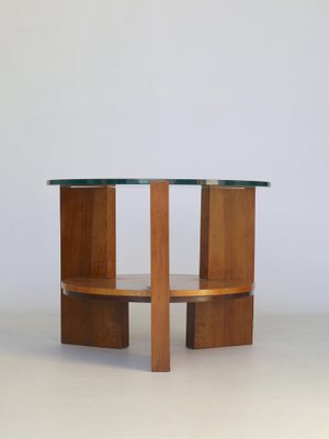 Modernist Maple and Cherry Wood Coffee Table, 1930s.-MB-1071178