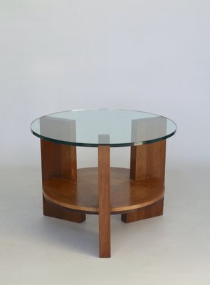 Modernist Maple and Cherry Wood Coffee Table, 1930s.-MB-1071178