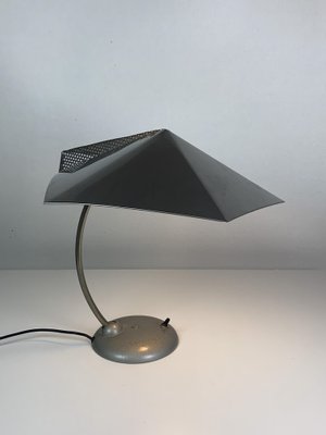 Modernist Metal Bauhaus Desk Lamp, 1960s-BHG-2034998