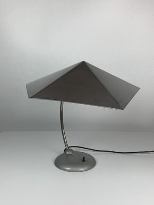 Modernist Metal Bauhaus Desk Lamp, 1960s-BHG-2034998