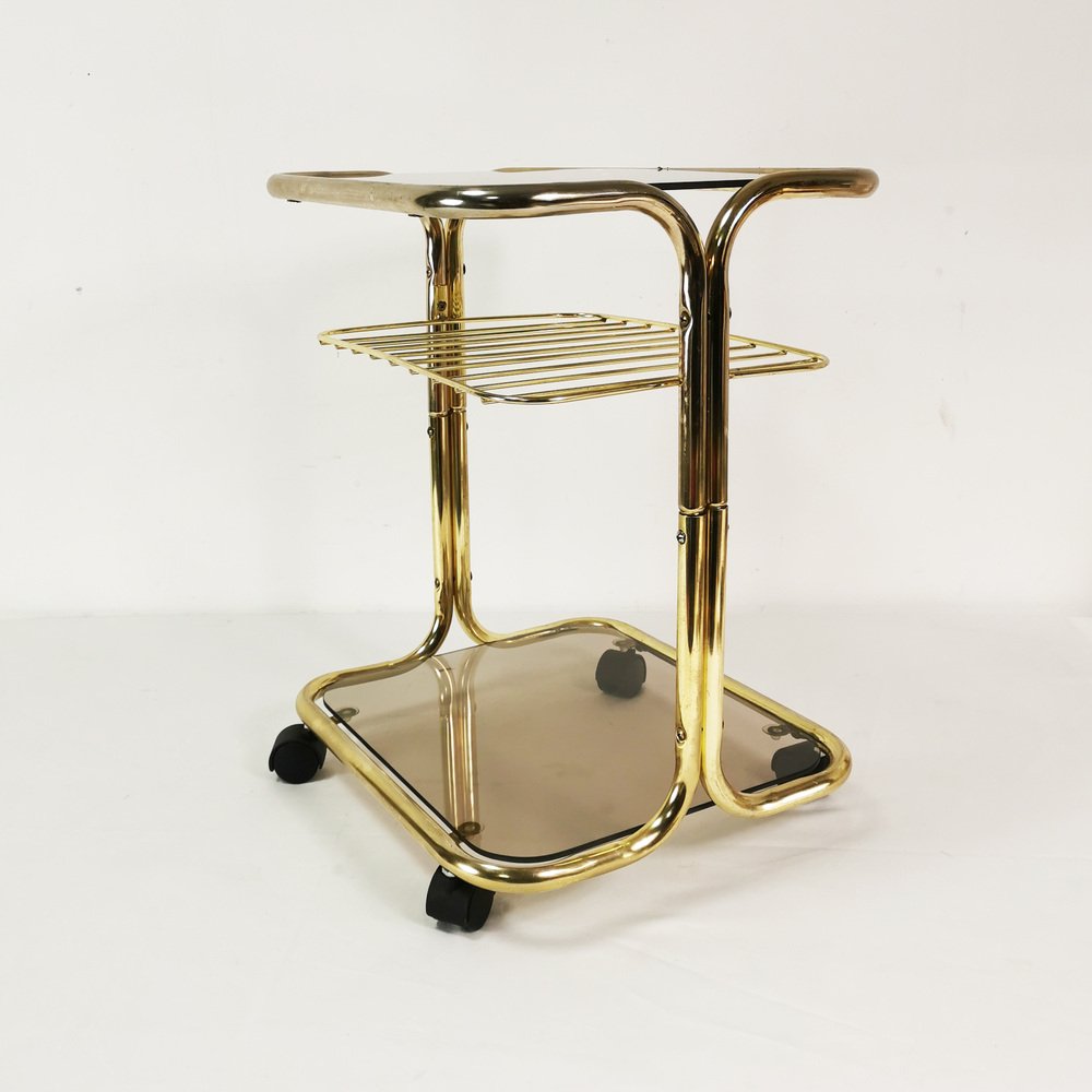 Modernist Mobile Side Table, Germany, 1970s