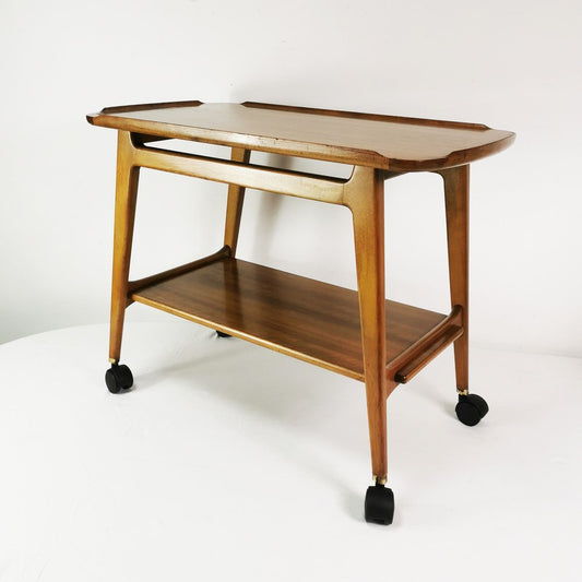 Modernist Mobile Side Table or Trolley, Germany, 1960s