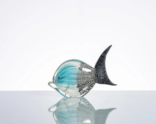 Modernist Murano Glass Figure of Tropical Fish by Livio Seguso for Seguso, 1970s-NMK-1737414